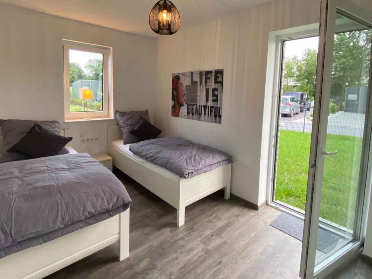 Ferienhaus Moin. Am Harkebruegger See Mit Sauna Barssel  Exteriör bild